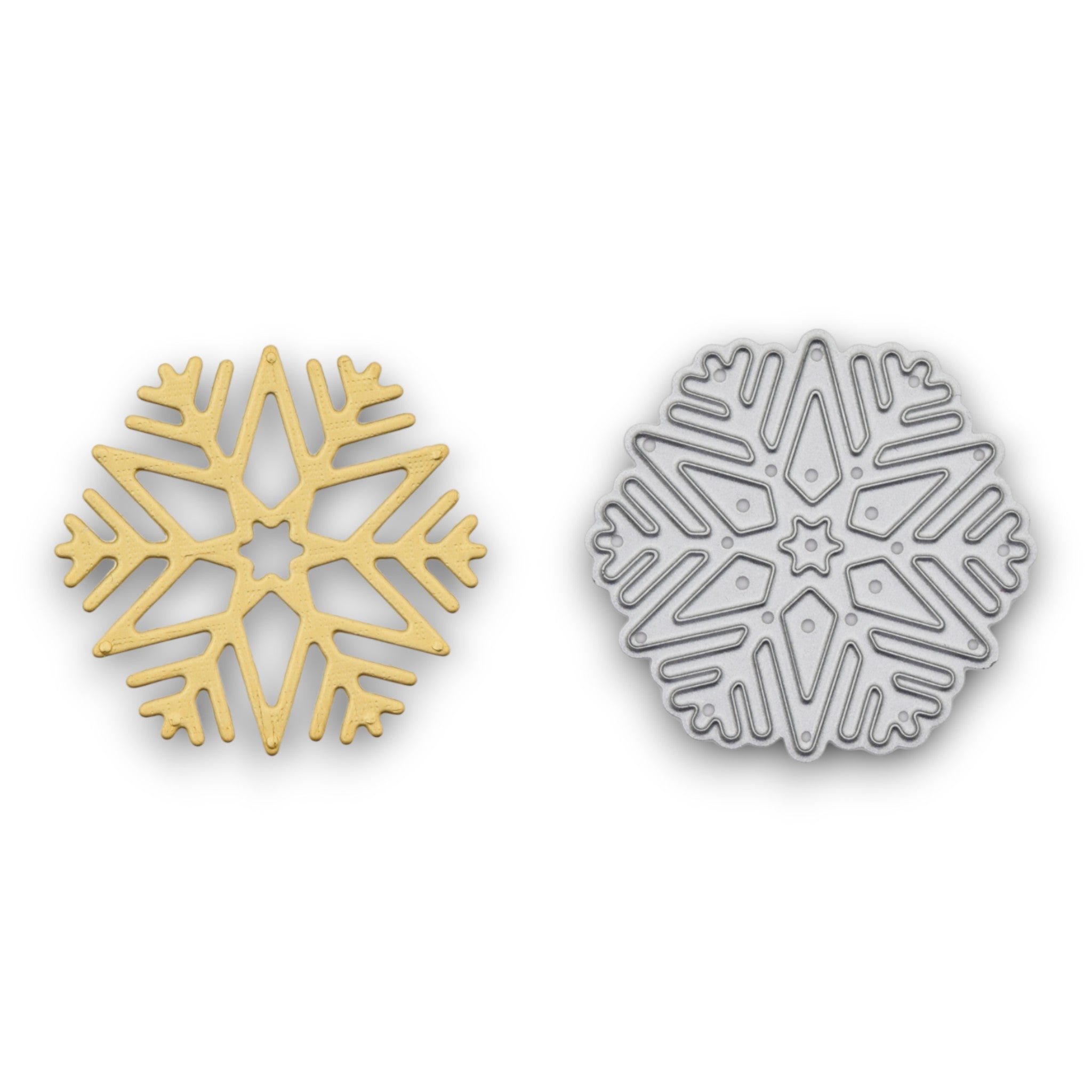 Detailed Snowflake - Steel Cutting Die